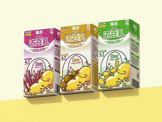 開鑫浓豆乳包装设计