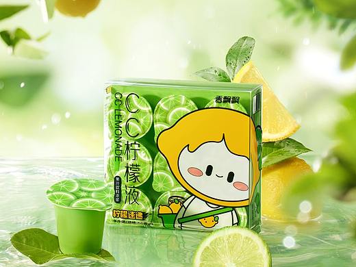 创意海报 | 香飘飘CC柠檬 ✖ IN LIGHT 饮品拍摄