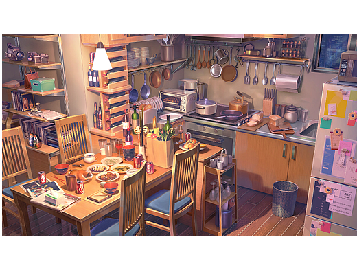 场景建模-温馨小屋（个人主页-ZNjA4MDUzMzI=） - 场景 - 站酷设计师3D建模唯安原创素材 - 站酷ZCOOL