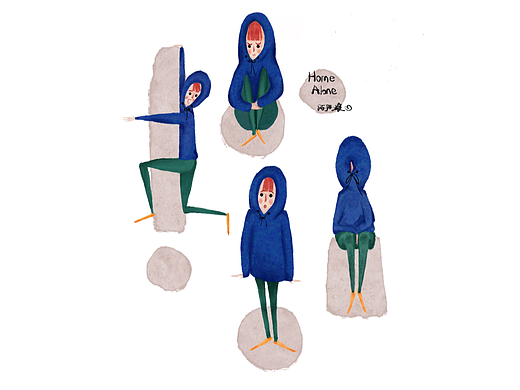 230108|插画分享|豆豆眼系列