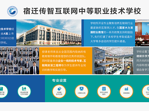 传智互联网职业学校宣传展架
