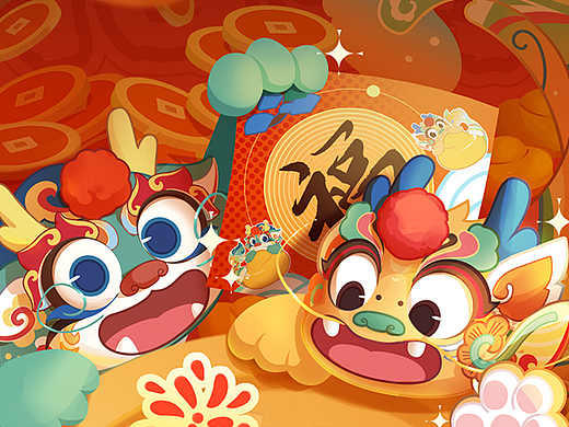 YBC_DESIGN | 龙年春节海报案例分享