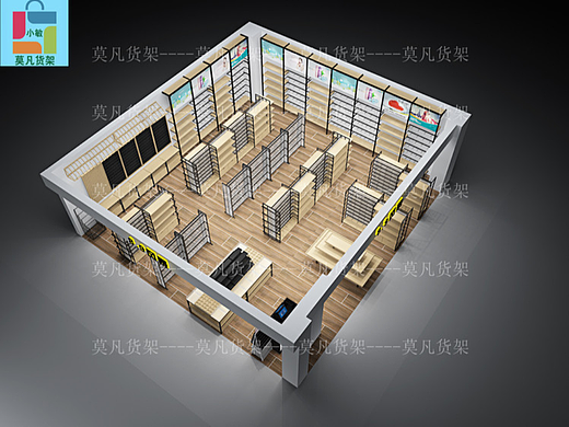 四平组装式伶俐展示架-莫凡货架实力厂家可定做