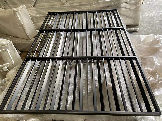 青古铜不锈钢焊接屏风、方管焊接走廊花格隔断十分热捧