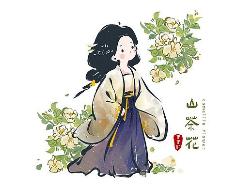 人物插画简笔风