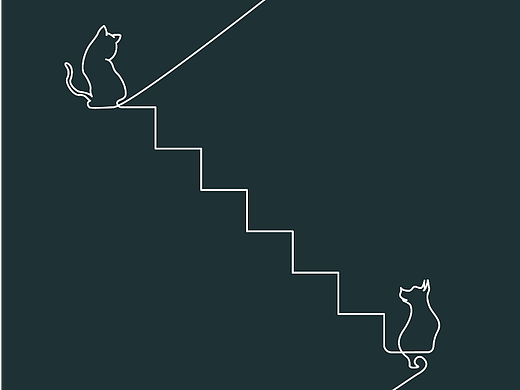 海报速写7.12----猫与狗