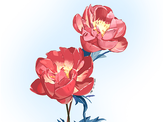 2朵小花（个人主页-ZNjMzOTgxNjg=） - 创作习作 - 站酷设计师马鹿鹿鹿原创素材 - 站酷ZCOOL