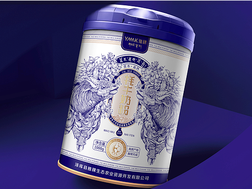 牦牛奶粉包装设计