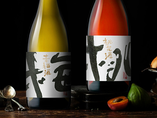 梅桃李果酒包装设计