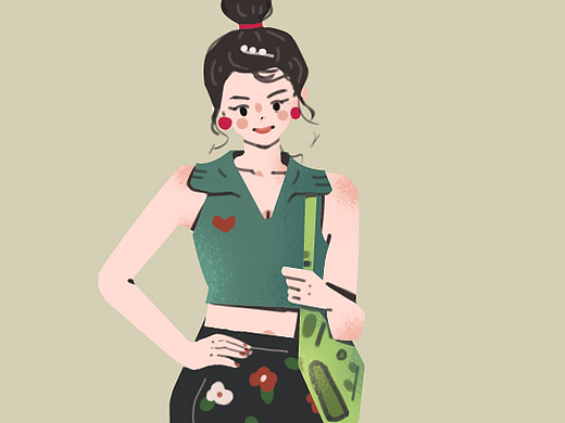 扁平风人物手机壳设计（个人主页-ZNjE0NTY5NDA=） - 商业插画 - 站酷设计师奇奇怪怪懵三岁原创素材 - 站酷ZCOOL