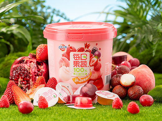 蜡笔小新食品｜果蔬桶｜果冻桶｜水果VC