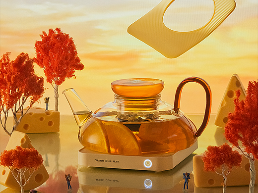 七彩叮当暖杯垫