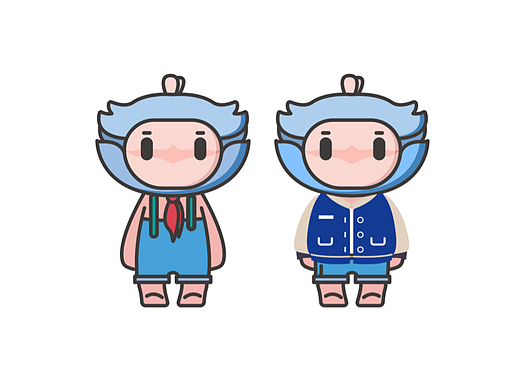 小鸿雁吉祥物设计