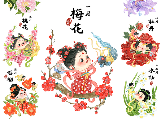 十二小花神合集