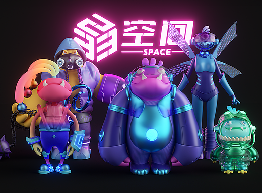 歡樂(lè)谷虛擬世界概念設(shè)計(jì)比賽三等獎(jiǎng)—虛擬世界&233空間（個(gè)人主頁(yè)-ZNjM2NzE0NjA=） - IP形象 - 站酷設(shè)計(jì)師小陳Katty原創(chuàng)素材 - 站酷ZCOOL