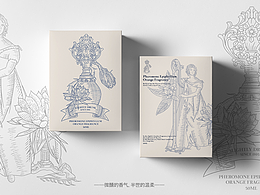 中世纪风格复古香水包装设计
