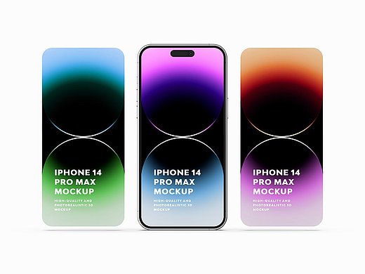 苹果手机iPhone 14 Pro Max展示样机(PSD) yj1108