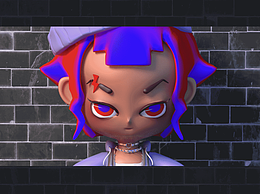 POWER GIRL —— IP C4D 习作