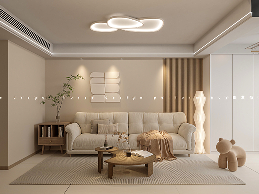 原木客餐厅—白龙马效果图