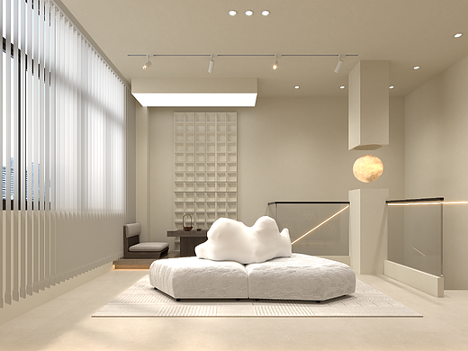 奶油風瑜伽館（個人主頁-ZNjU0Mjc0MjA=） - 家裝設計 - 站酷設計師予初呀原創(chuàng)素材 - 站酷ZCOOL