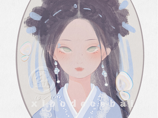 古風少女頭像（個人主頁-ZNjYxODc2MTI=） - 創(chuàng)作習作 - 站酷設(shè)計師鹽柏原創(chuàng)素材 - 站酷ZCOOL