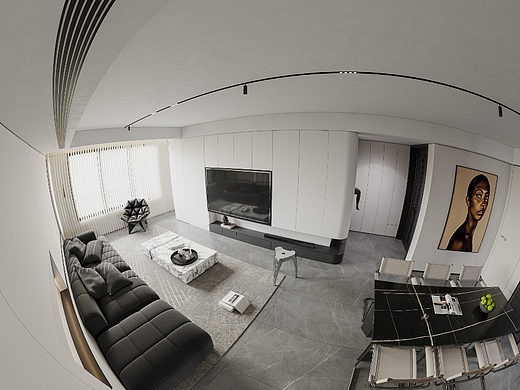 现代黑白灰（个人主页-ZNjM2MTYxMTI=） - 家装设计 - 站酷设计师小狗叫大花原创素材 - 站酷ZCOOL