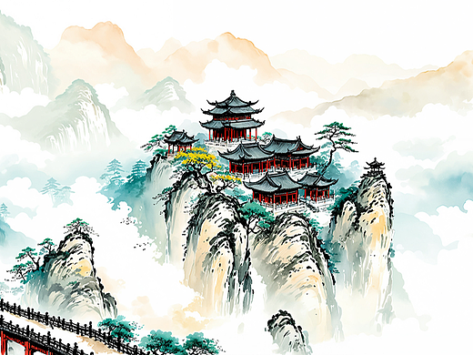 国风山水1