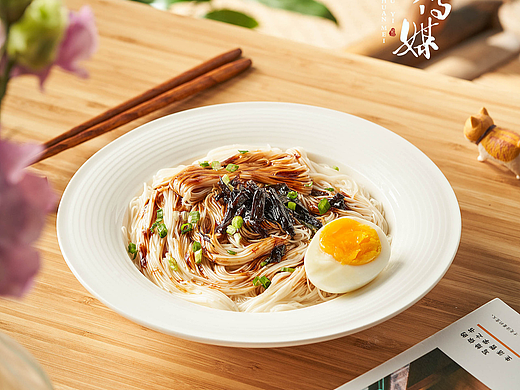深圳美食摄影--「 蔡澜花花世界 」龙须面电商产品拍摄