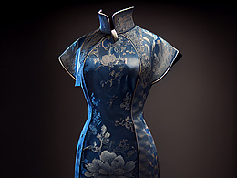 中国风古风旗袍虚拟服饰