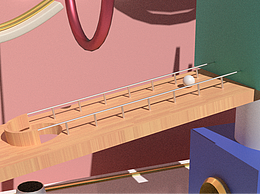 blender仿c4d動力學