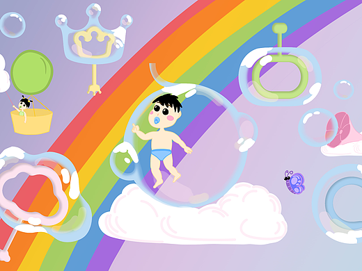 Babycare-梦幻泡泡（个人主页-ZNjY5NjU2MTY=） - 海报 - 站酷设计师清竹樱原创素材 - 站酷ZCOOL