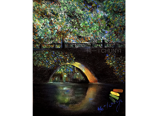 【2022年色粉画24幅（24）：自然的色】