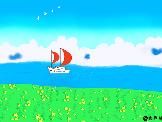 海（个人主页-ZNjEyMTc5MjQ=） - 创作习作 - 站酷设计师锦鲤yu原创素材 - 站酷ZCOOL