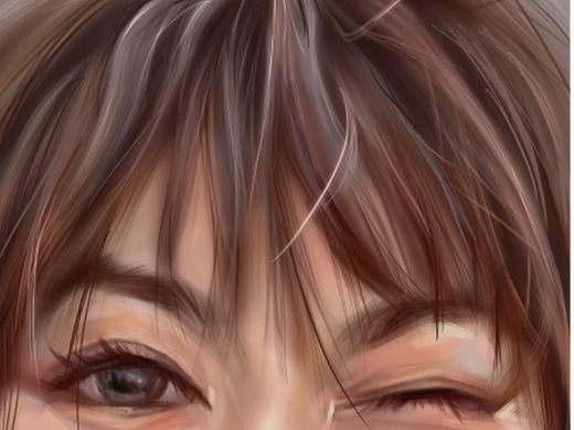 美女插画绘画步骤