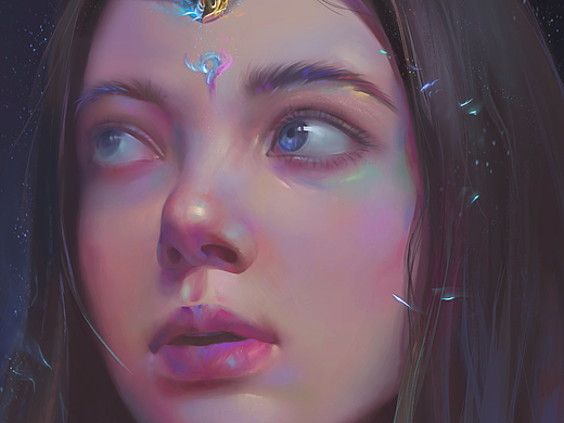 procreate头像厚涂小技巧
