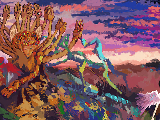 一掌一个小朋友