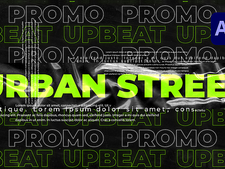 AE模板 | 高级城市生活短视频标题创意快闪动画动态