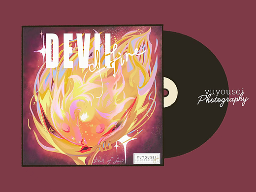 【原创专辑封面】Devil Of Fire