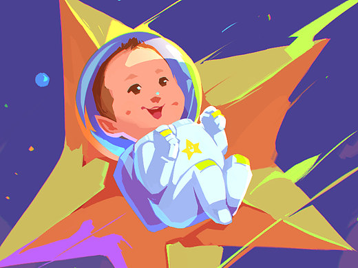 小星星（个人主页-ZNjE3Njg3ODg=） - 创作习作 - 站酷设计师贺小哼Hal原创素材 - 站酷ZCOOL