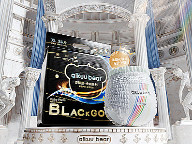 aikuu bear 爱酷熊纸尿裤-详情视觉全案升级