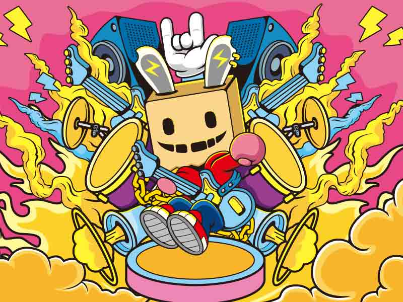 兔不拉叽CUBE RABBIT_煎饼MAX-站酷ZCOOL