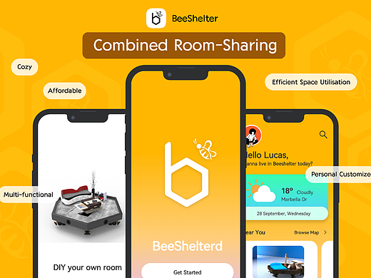 Beeshelter 共享办公间 交互设计