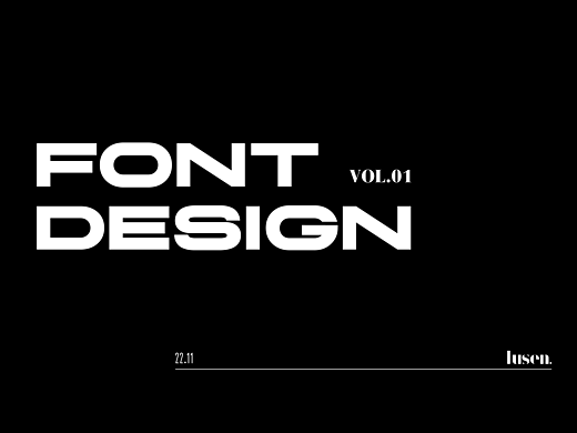 字体设计/Font Design