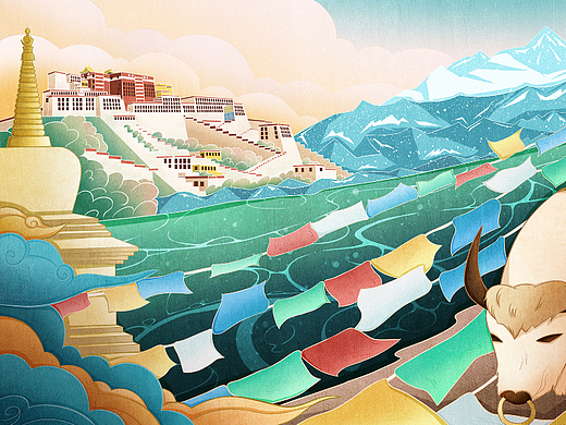 中国西藏风景