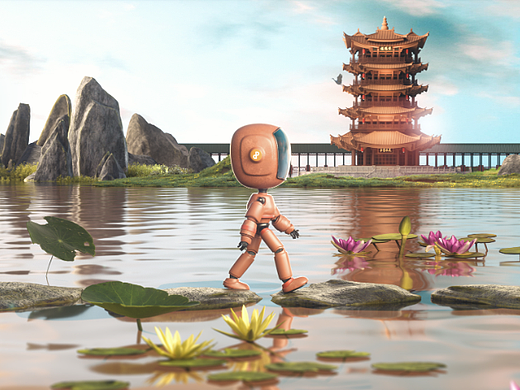 武汉十景3D创意视频