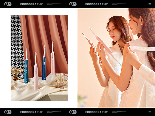 个人护理摄影 | 布谷电动牙刷 ✖ foodography