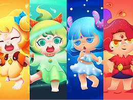 AI矢量插画 元素精灵