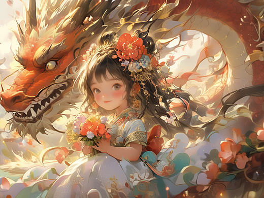 梦游仙境之有龙则灵(个人主页-ZNjg0ODcyOTI=) - AI作品 - 站酷设计师梦柒柒原创素材 - 站酷ZCOOL