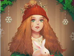 圣誕新年兔年主題速途