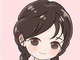 【Q版头像】试着临摹了一张可爱的小女孩